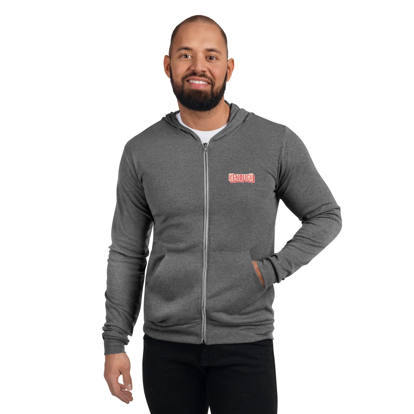 Kenough Unisex zip hoodie