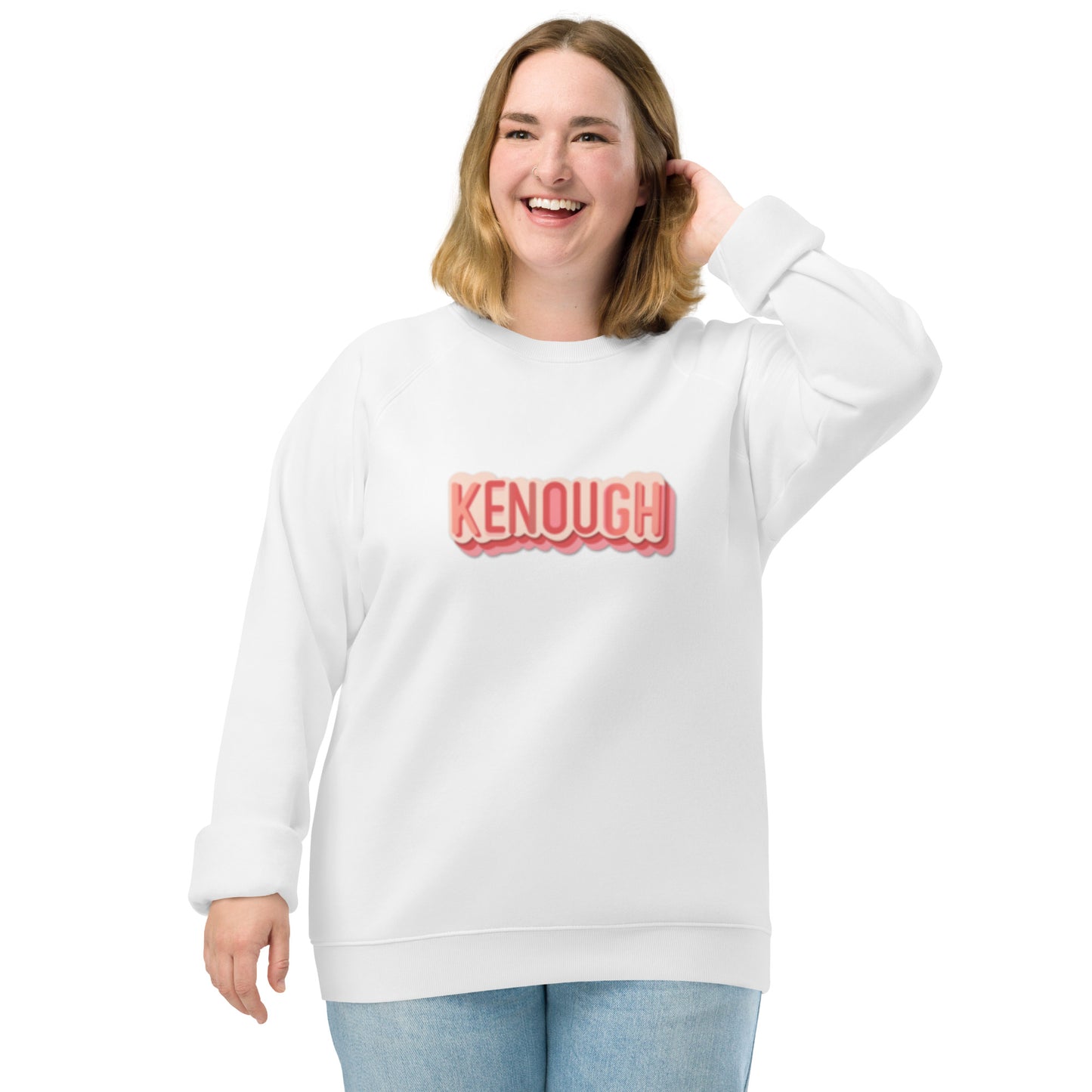 Kenough - Unisex Organic Raglan Sweatshirt